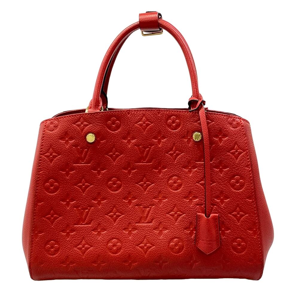 Louis Vuitton Montaigne MM Monogram Empreinte Handbag M41194